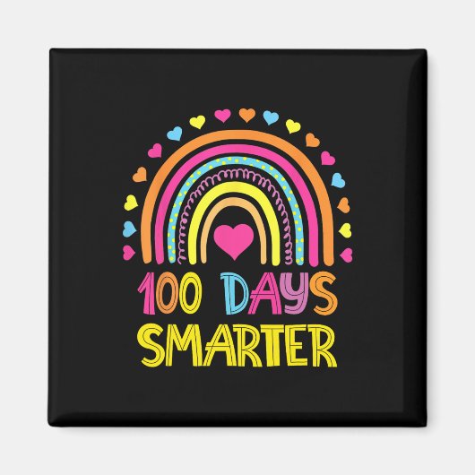 100. Schulrenbow 100 Tage Smartere Kinde Magnet (Vorne)