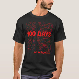 100. Schultag 100 Lehrertag T-Shirt