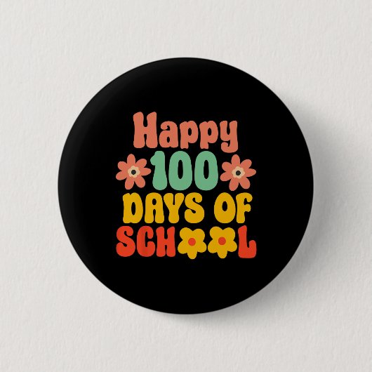 100. Schultag 100 Schultage Button (Vorderseite)