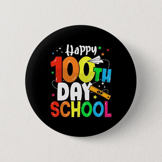 100. Schultag 100 Schultage Button (Vorderseite)