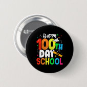 100. Schultag 100 Schultage Button (Vorne & Hinten)