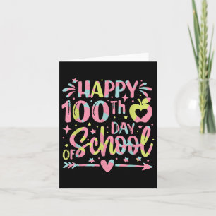 100. Schultag 100 Schultage Karte
