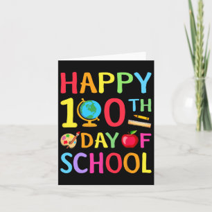 100. Schultag 100 Schultage Karte