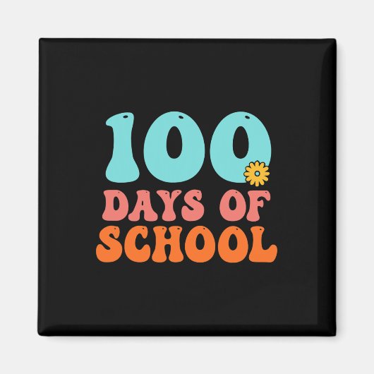 100. Schultag 100 Schultage Magnet (Vorne)