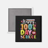 100. Schultag 100 Schultage Magnet (Vorderseite/Rückseite)