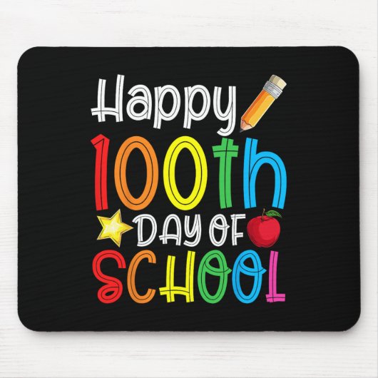 100. Schultag 100 Schultage Mousepad (Vorne)