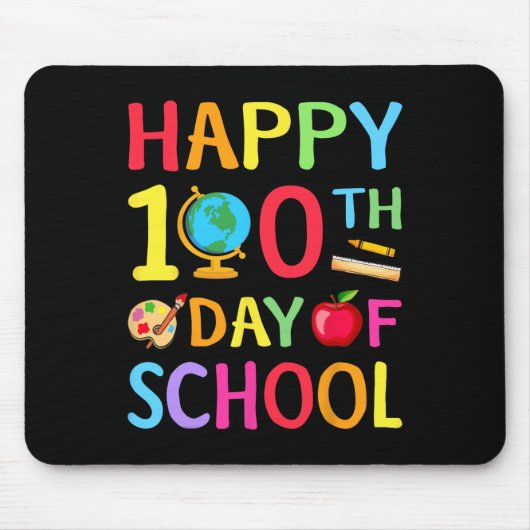 100. Schultag 100 Schultage Mousepad (Vorne)