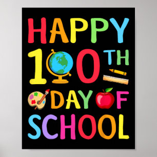 100. Schultag 100 Schultage Poster