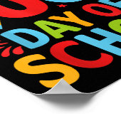 100. Schultag 100 Schultage Poster (Ecke)