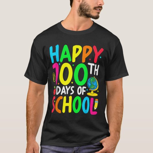 100. Schultag 100 Schultage T-Shirt (Vorderseite)