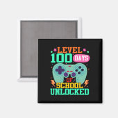 100. Schultag 100 Schultage Unloc Magnet (Vorderseite/Rückseite)