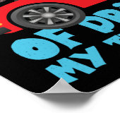 100. Schultag 100 Tage Fahren meines Lehrers Poster (Ecke)