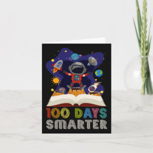100. Schultag 100 Tage intelligenter Bücher Platz Karte