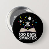 100. Schultag 100 Tage intelligenter Bücherraum Button (Vorne & Hinten)
