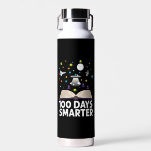 100. Schultag 100 Tage intelligenter Bücherraum Trinkflasche