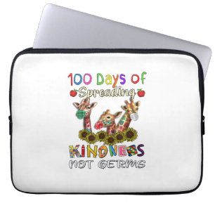 100. Schultag 100 Tage Kindheit verbreiten Laptopschutzhülle