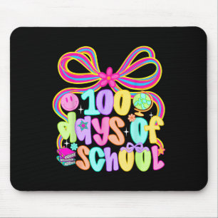 100. Schultag 100 Tage Lehrer Coquette Schleife Mousepad