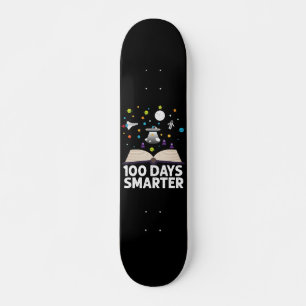 100. Schultag 100 Tage schlauer Bücher Weltraum  Skateboard