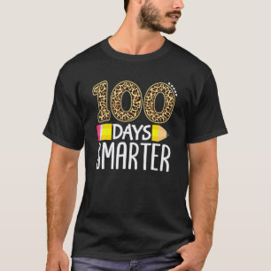 100. Schultag 100 Tage schlauer Lehrer oder Schüle T-Shirt