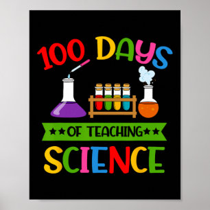 100. Schultag 100 Tage Schulbus Poster