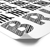 100. Schultag 100 Tage Schulkinder Poster (Ecke)