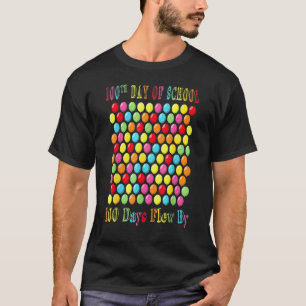 100. Schultag 100 Tage Sind Vergangen 100 Ballons T-Shirt