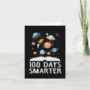100. Schultag 100 Tage smartere Bücher Platz L Karte