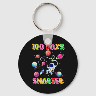 100. Schultag Astronaut Weltraum 100 Tage Smart Schlüsselanhänger