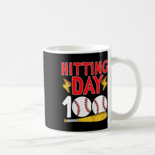 100. Schultag Baseball 100 Schultage Kaffeetasse