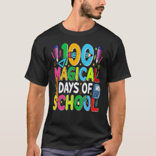 100. Schultag Coole Lehrer Kinder 100 Magisch T-Shirt
