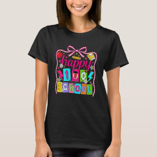 100. Schultag Coquette-Schleife Mädchen Lehrer Cl T-Shirt