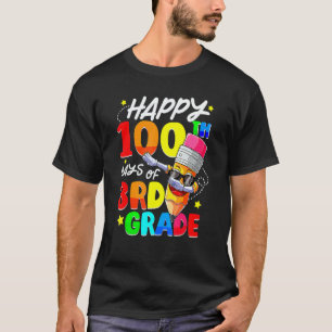 100. Schultag Dabbing Bleistift 100 Tage 3. Klasse T-Shirt