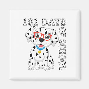 100. Schultag Dalmatiner 100 Tage Scho Magnet