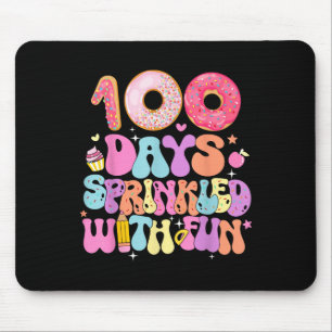 100. Schultag Donut 100 Tage verteilt mit Mousepad