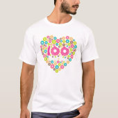 100. Schultag Donuts 100 T-Shirt (Vorderseite)