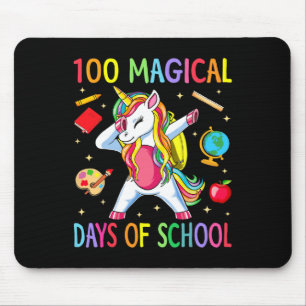 100. Schultag Einhorn 100 Magische Tage Lehre Mousepad