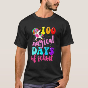 100. Schultag Einhorn 100 Magische Tage Lehre T-Shirt