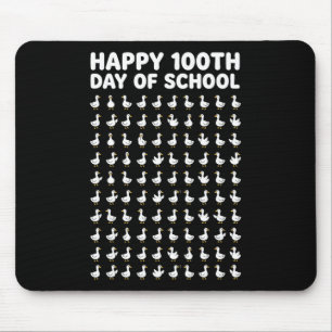 100. Schultag Enten Gans Zählen Lehrer S Mousepad
