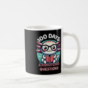 100. Schultag Funny 100 Tage I Axolotl Quest Kaffeetasse
