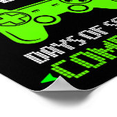 100. Schultag für Kinder 100 Tage Scho Poster (Ecke)