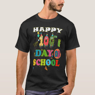 100. Schultag Für Lehrer Kinder 100 Tage Ski T-Shirt