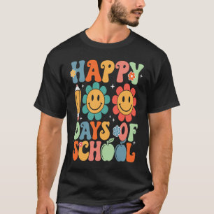 100. Schultag Groovy Lehrer Schüler Glücklich 1 T-Shirt
