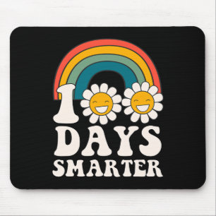 100. Schultag Groovy Vintage Gestaltung für Teac Mousepad