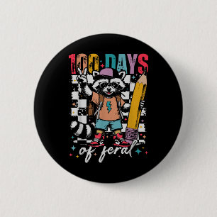 100 Schultag Kinder Funny 100 Tage der Schule Button