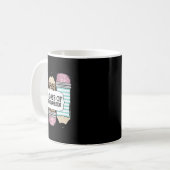 100. Schultag Kindergarten Leopard Bleistift Te Kaffeetasse (Vorderseite Links)