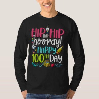 100. Schultag Langschläfchen Happy 100 Days Tea T-Shirt