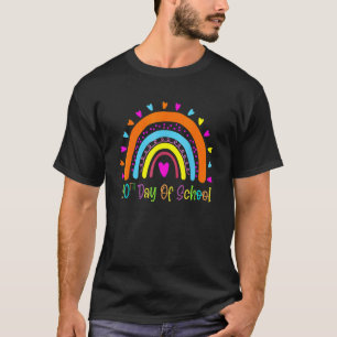 100. Schultag Lehrer  100 Tage intelligenter Regen T-Shirt