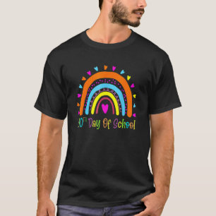 100. Schultag Lehrer 100 Tage intelligenter Regen T-Shirt