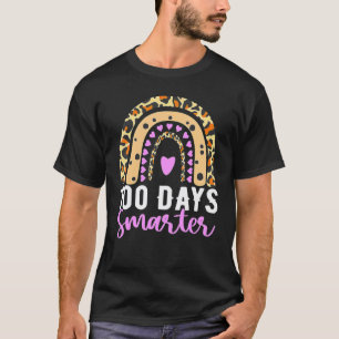 100. Schultag Lehrer 100 Tage intelligenter Regenb T-Shirt