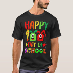 100. Schultag Lehrer 100 Tage intelligenter Regenb T-Shirt